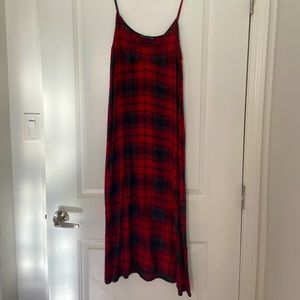 Zara, plaid slip dress, size Medium
